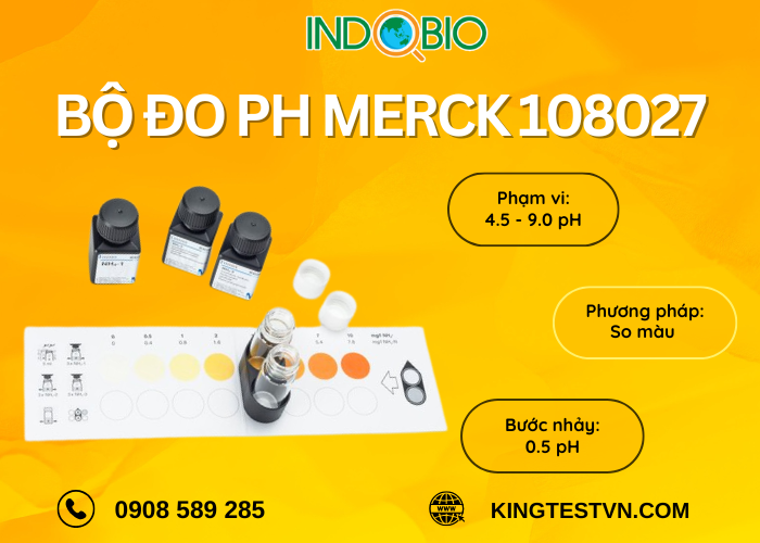 Bộ đo pH nước Merck 108027    